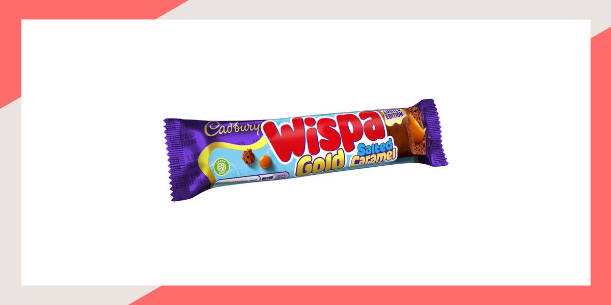 Aerated Salted Caramel Chocolates : Wispa Gold Salted Caramel