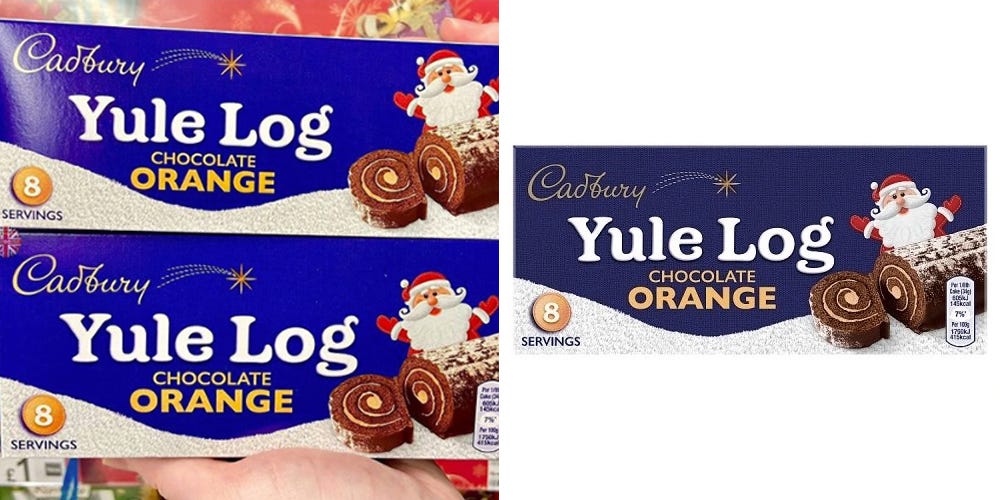 Cadbury's Triple Chocolate Mini Yule Logs Review 