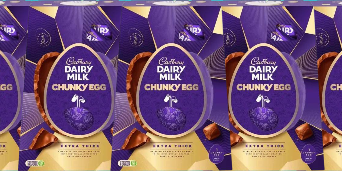 Cadbury Dairy Milk Chunky Egg Theres Now A Chunky Easter Egg