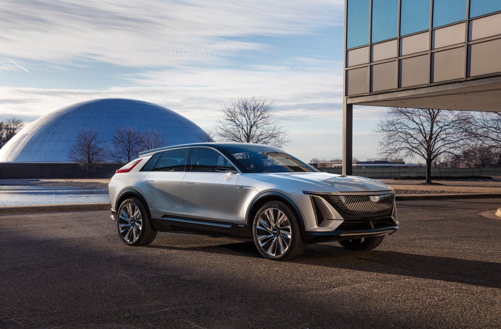 cadillac lyriq pairs next generation battery technology with a bold design statement which introduces a new face, proportion and presence for the brand’s new generation of evsimages display show car, not for sale some features shown may not be available on actual production model
