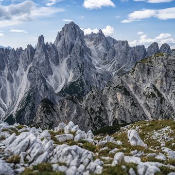 cadini di misurina in the dolomites, italy, europe