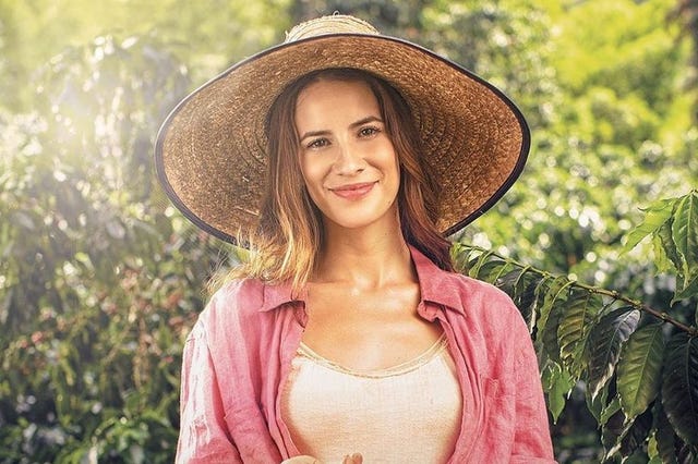 café con aroma de mujer