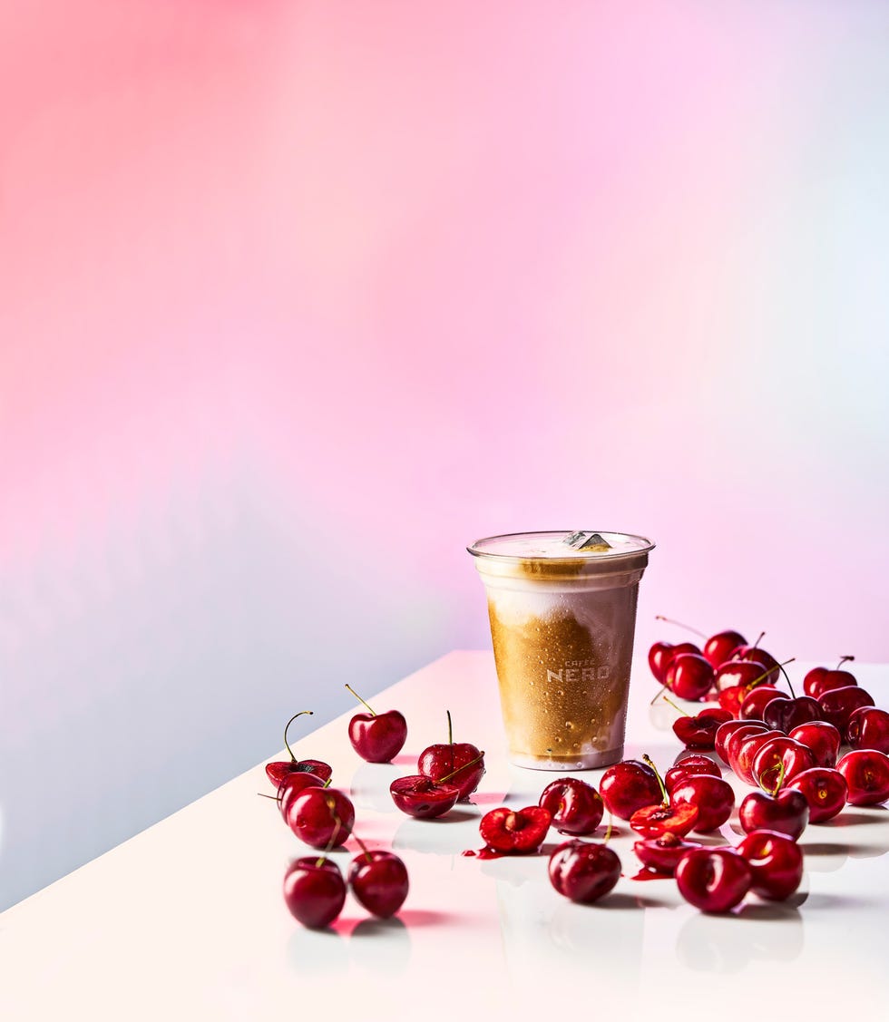 caffe nero iced cherry latte