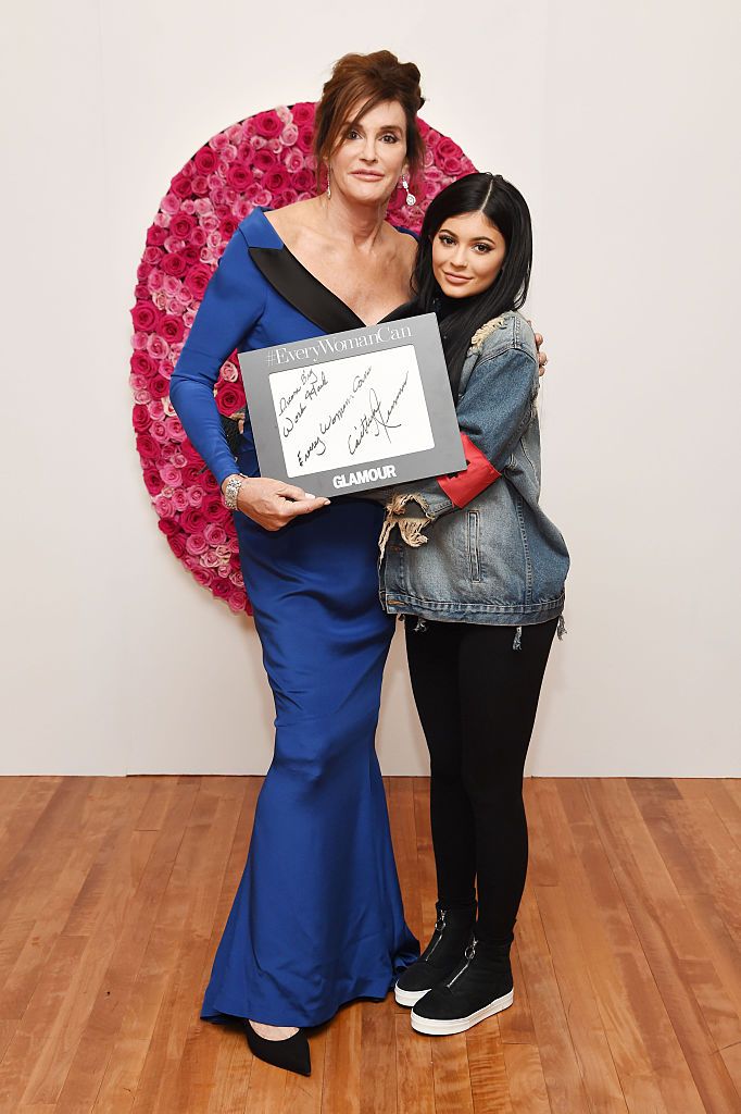 Caitlyn and Kylie Jenner Glamour women of the year