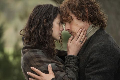 Claire and Jamie in Outlander