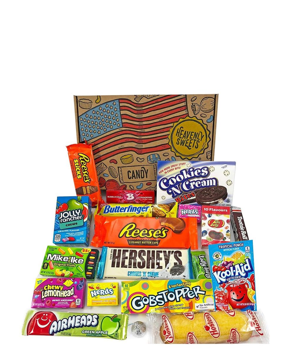 caja de chocolatinas estadounidenses
