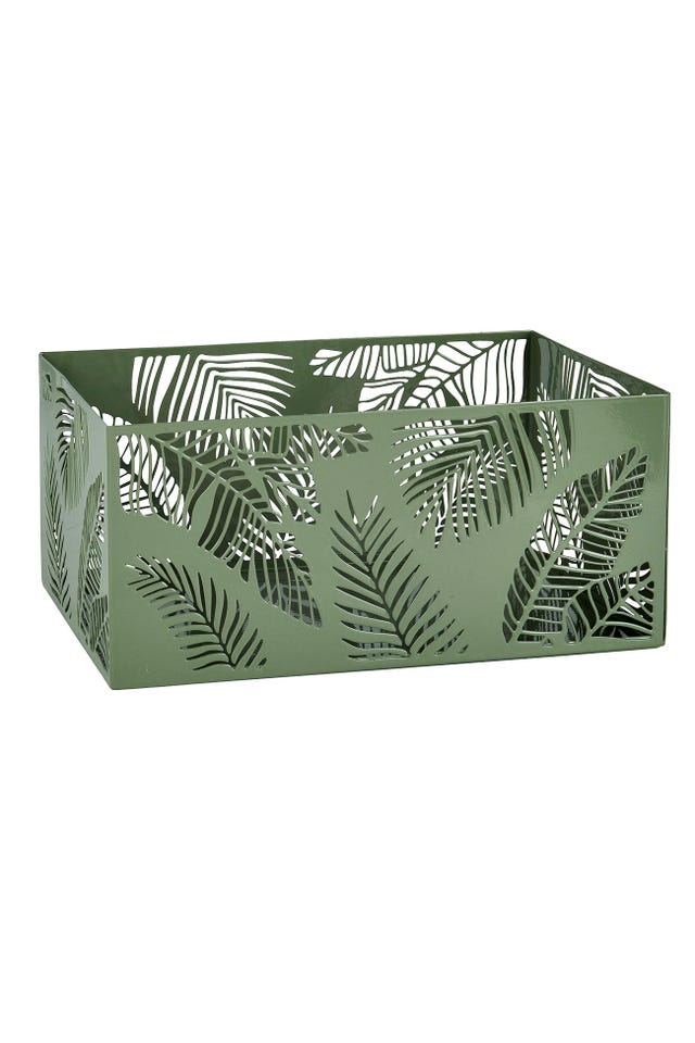 Caja de metal decorativa