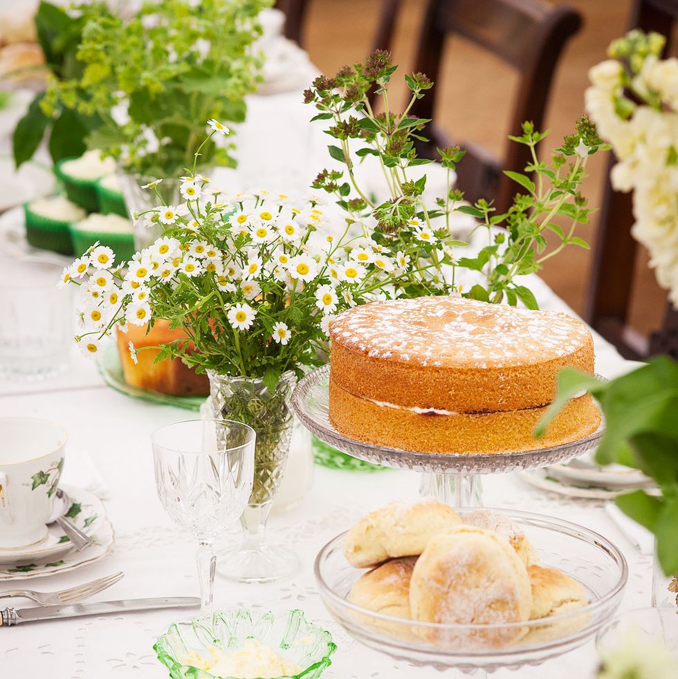 country wedding table setting