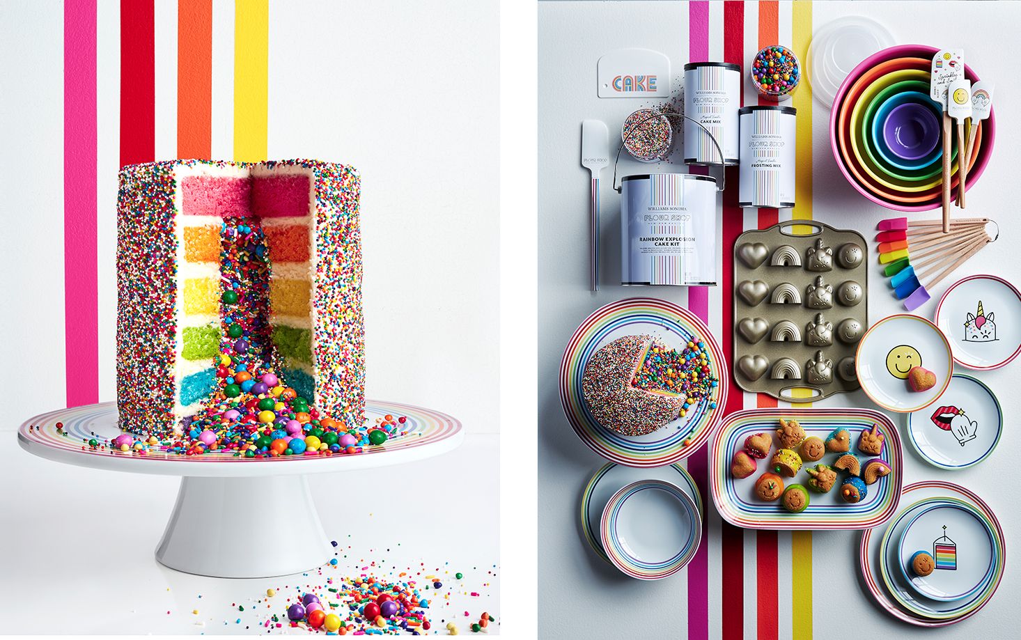 From Instagram-hit Rainbow Cake to Dessert Plates – South Coast Plaza