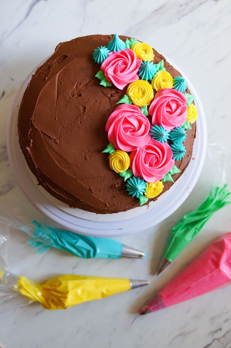 Beautiful Cake Decorating Tutorial For Birthday Girl | Part 96 - YouTube