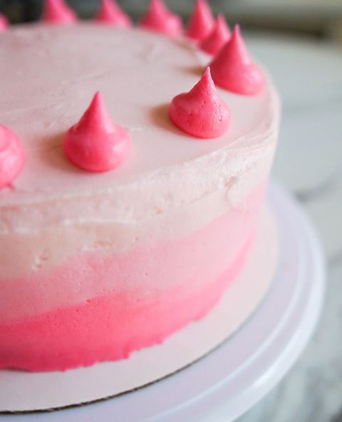 cake decorating ideas ombre