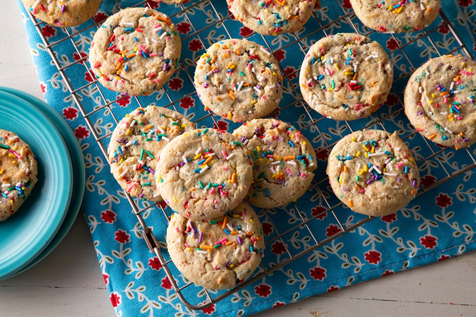 Crumbl Birthday Cake Cookies Copycat Recipe - Life Love Liz