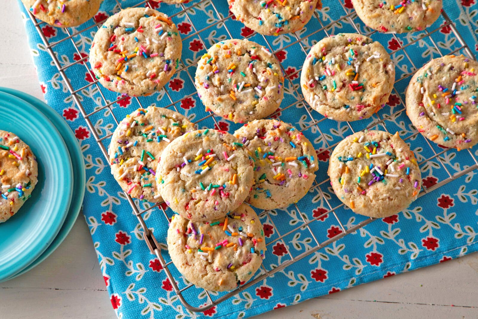 Peanut Butter Chocolate Cake Mix Cookies - Together as Family