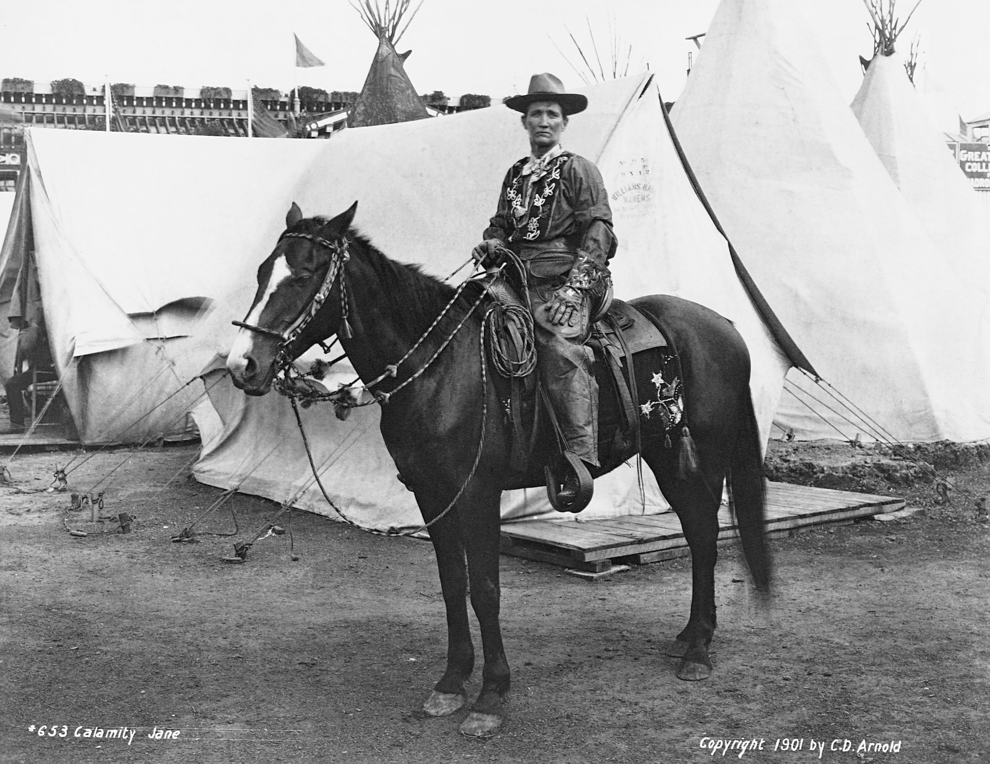 Cowboys & Indians Iconic Town and Teepee T-shirt - Cowboys and Indians  Magazine