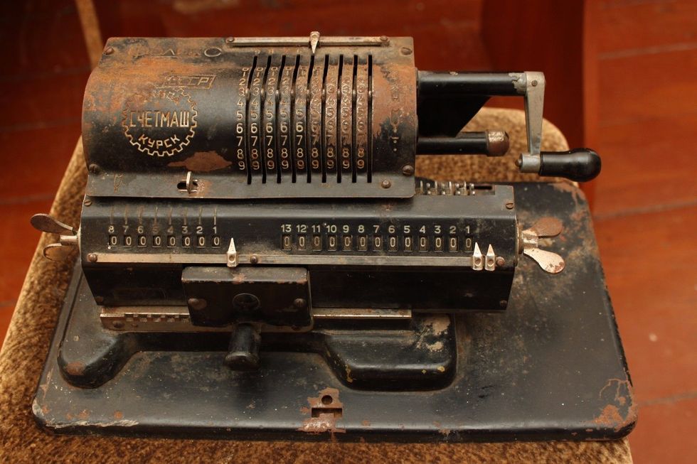 Office equipment, Typewriter, Cylinder, Antique, 
