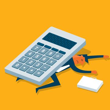 Calculator - businessman