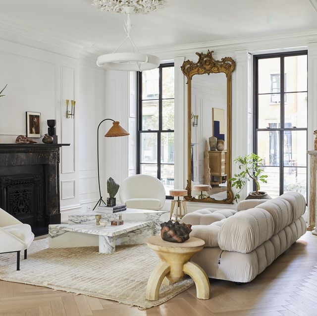 living room with camaleonda sofa by mario bellini