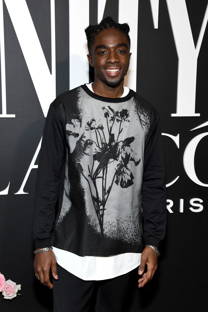 Los Angeles, California, March 24 Caleb McLaughlin attends Vanity Fair and Lancôme celebrates the future of Hollywood at Mother Wolf on March 24, 2022 in Los Angeles, California Photo by John Kopaloff Getty Images