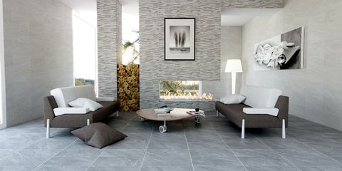Tile, Room, Interior design, Living room, Floor, Furniture, Property, Wall, Flooring, Coffee table, 