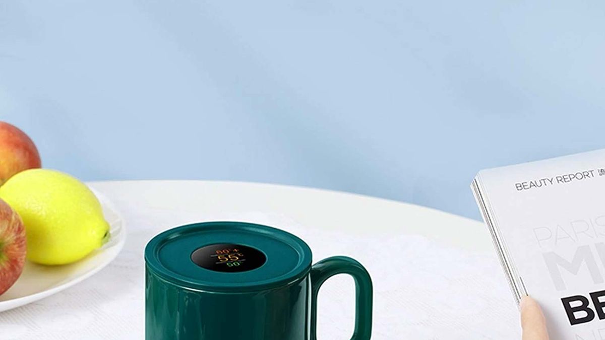 Calentador de taza de café USB verde, calentador de taza de café para  escritorio, calentador de café eléctrico USB con tres ajustes de  temperatura
