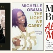 a book of days, patti smith, the light we carry, michelle obama,  all about me, mel brooks