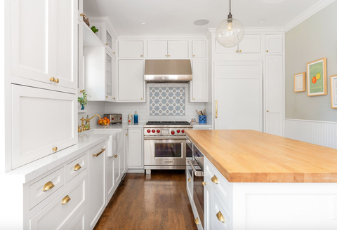 california home tour kitchen clutter on perimeter