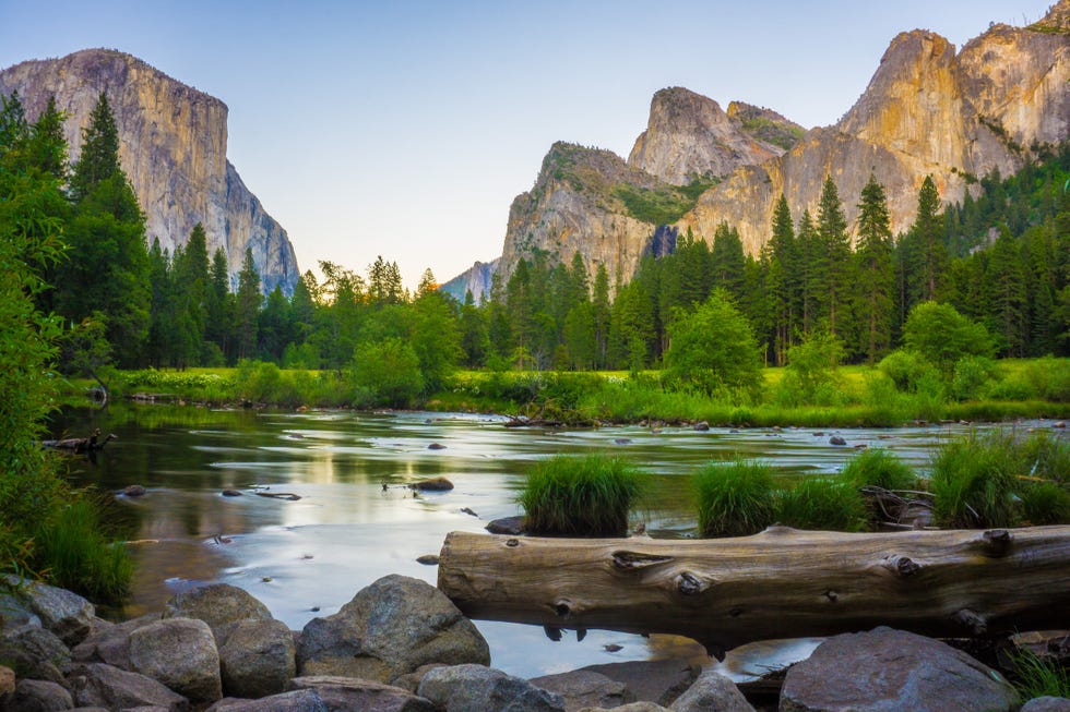 yosemite national park with el capitan and bridalveil falls in family friendly labor day activities