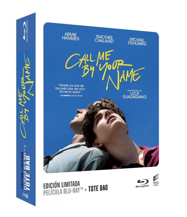 Call me by your name bluray tote bag