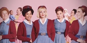 call the midwife s11,07 01 2022,call the midwife s11 series iconic,nurse phyllis crane linda bassett, nurse lucille anderson leonie elliott, nurse trixie franklin helen george, nurse nancy corrigan megan cusack, nurse shelagh turner laura main,embargoed for publication until 000001 on wednesday 01122021 picture shows nurse phyllis crane linda bassett, nurse lucille anderson leonie elliott, nurse trixie franklin helen george, nurse nancy corrigan megan cusack, nurse shelagh turner laura main ,nealstreet productions,ray burmiston