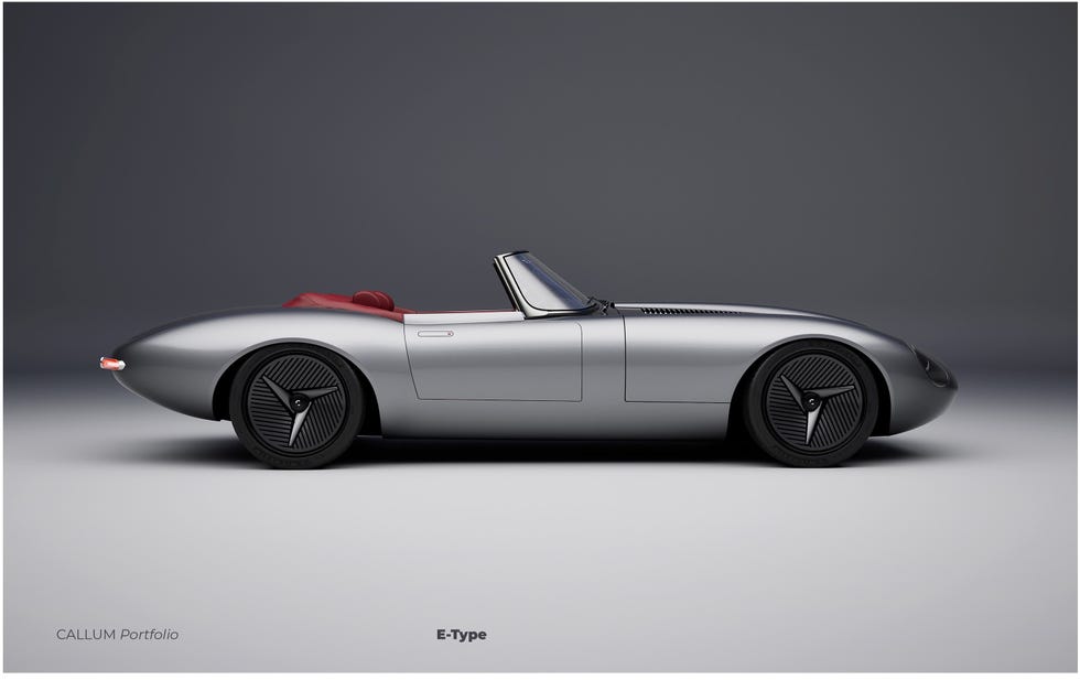 callum e type side view