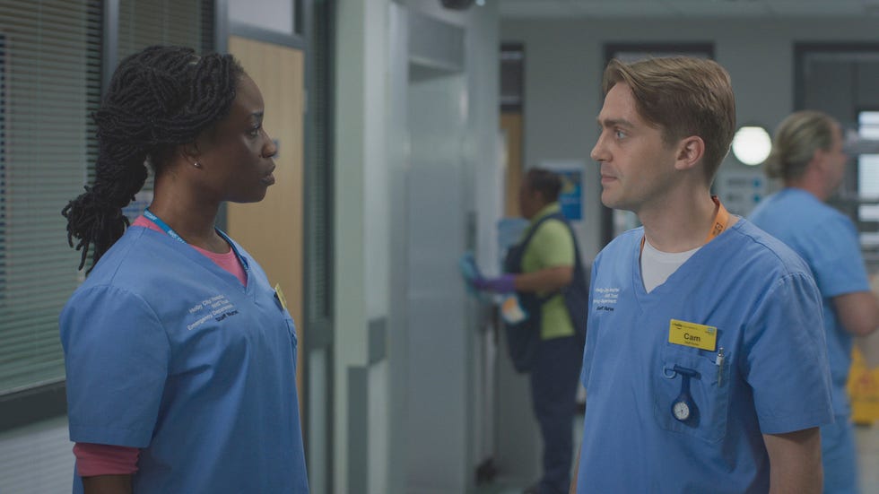 cam mickelthwaite, ngozi okoye, casualty