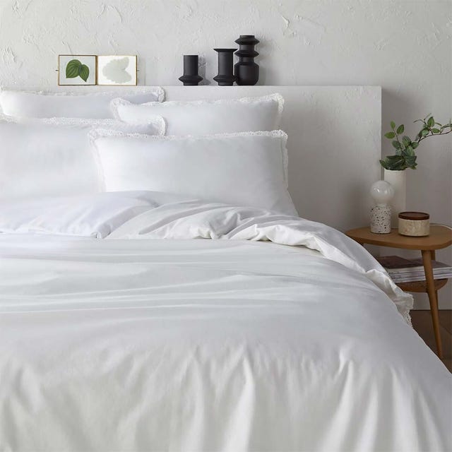 cama con funda nórdica 100% algodón lavado alhambra