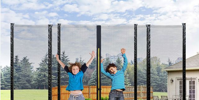 Cama Elástica Infantil 140 cm Trampolín para niños Exterior y