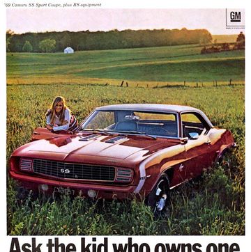 1969 chevrolet camaro magazine ad