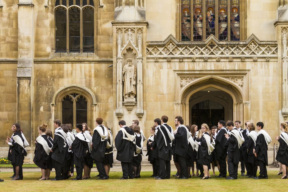 Cambridge University students