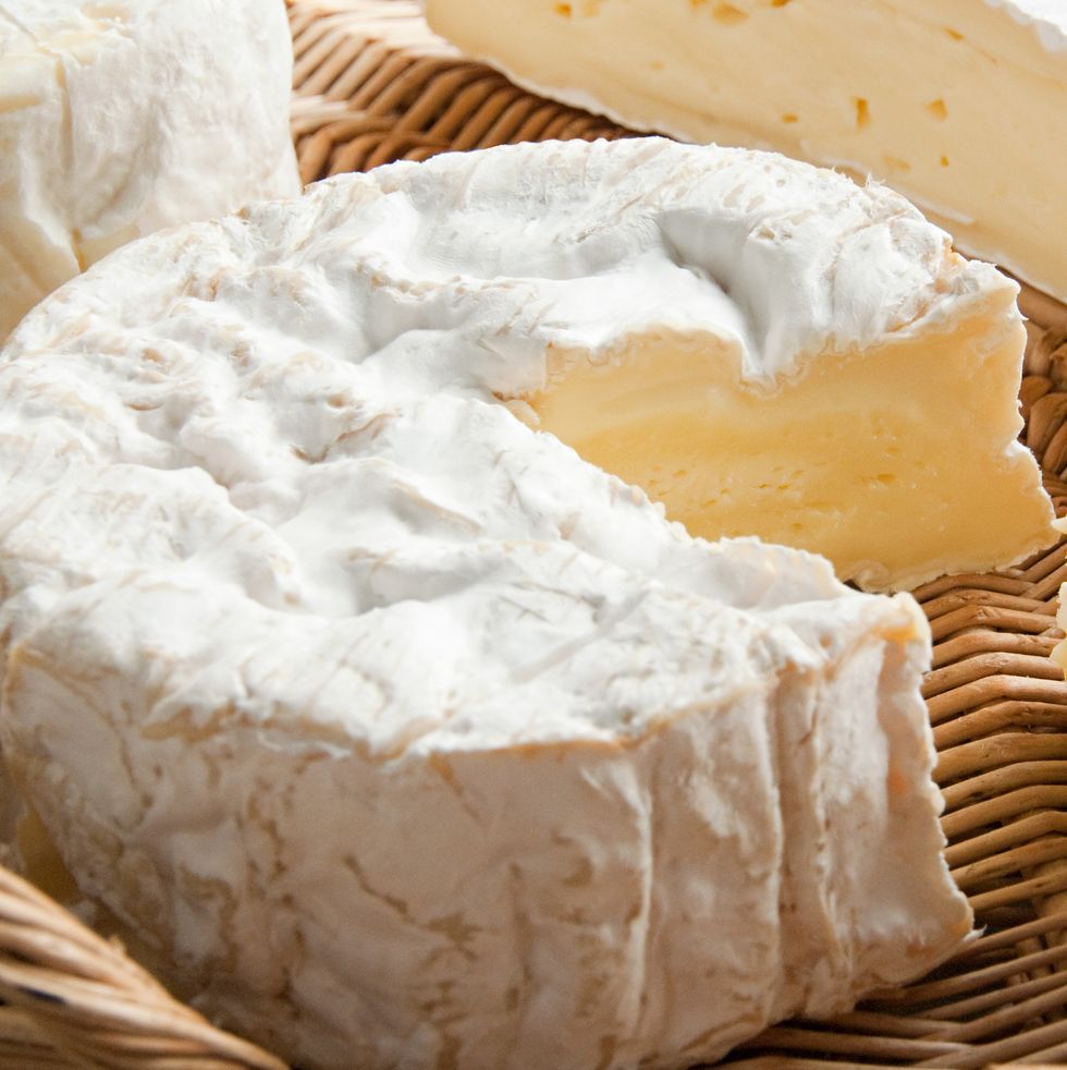camembert and brie cheeses