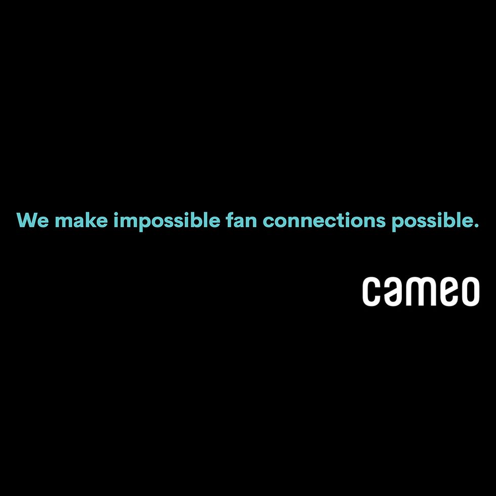 a graphic that reads we make impossible fan connections possible, with the cameo logo