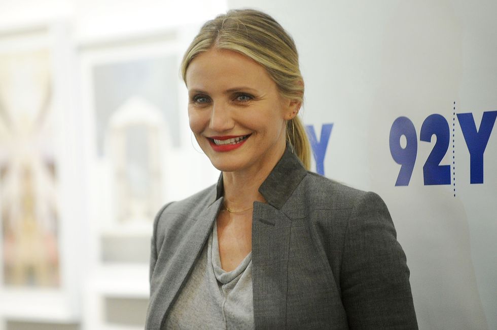 new york, new york   april 05  actress cameron diaz attends the cameron diaz in conversation with rachael ray at 92nd street y on april 5, 2016 in new york city  photo by brad barketgetty images