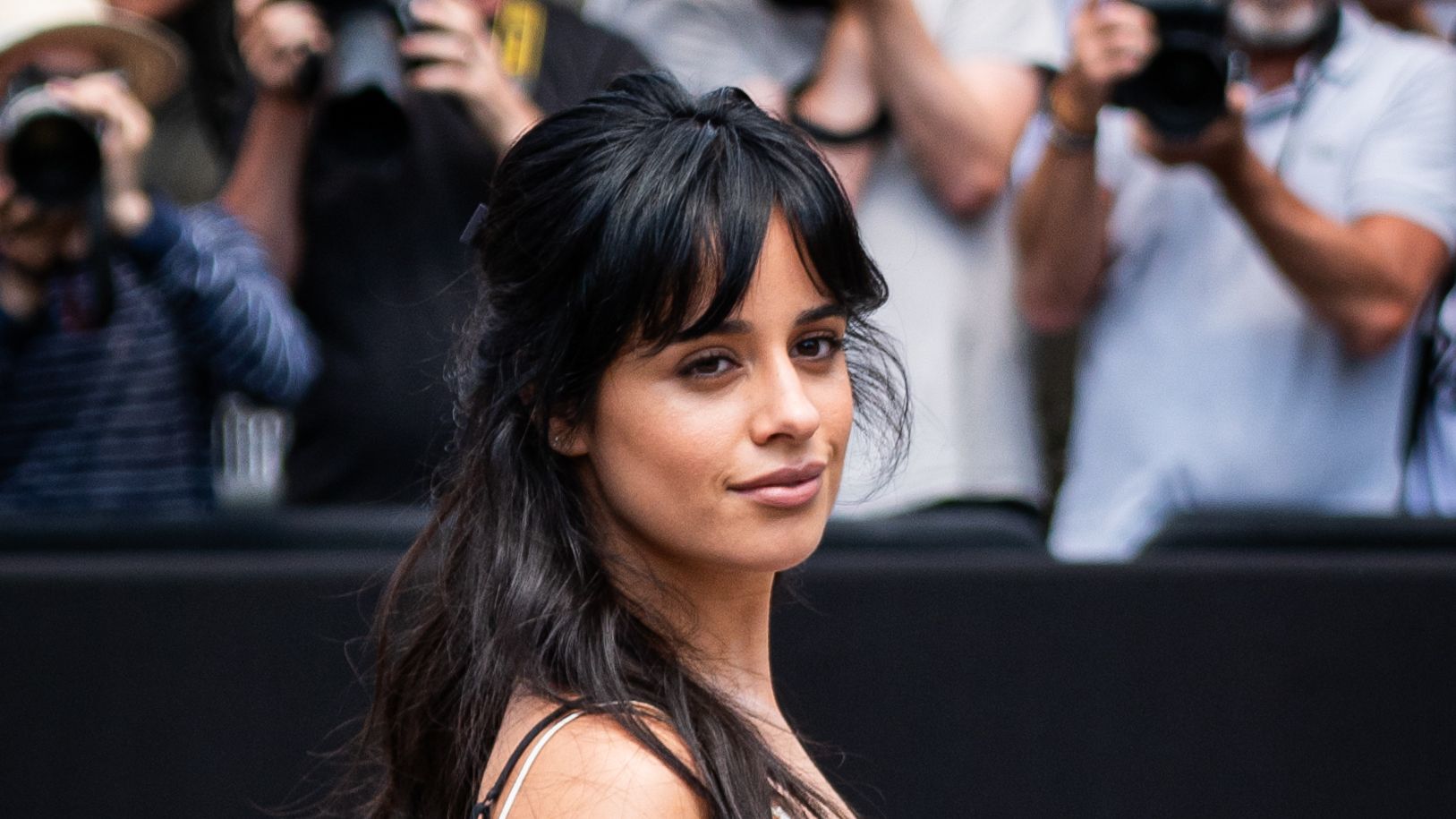 Camila Cabello Shows Off Strong Abs In Knit Bra Top In An IG Pic