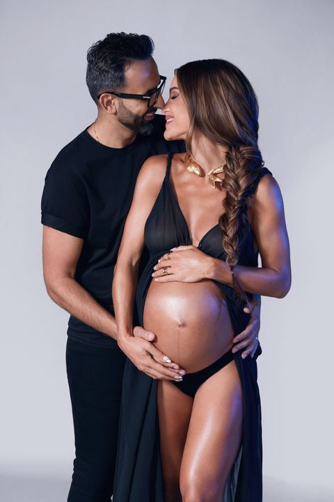 camila coelho's 9 month maternity shoot