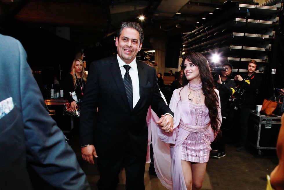 los angeles, california january 26 l r alejandro cabello and camila cabello attend the 62nd annual grammy awards at staples center on january 26, 2020 in los angeles, california photo by rich furygetty images for the recording academy