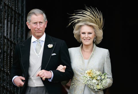 Camilla and Charles marriage at Windsor Castle on April 9, 2005