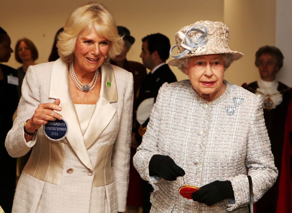 the queen and duchess of cornwall visit the new barnardo's headquarters in barkingside