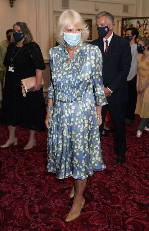the prince of wales and the duchess of cornwall visit the royal opera house