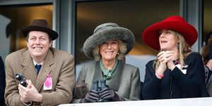 camilla parker bowles, tom parker bowles, and laura lopes