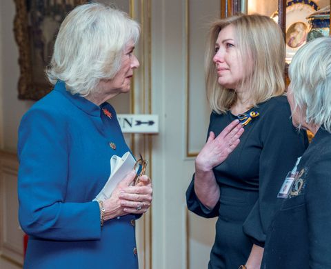 the duchess of cornwall hosts reception for international women's day