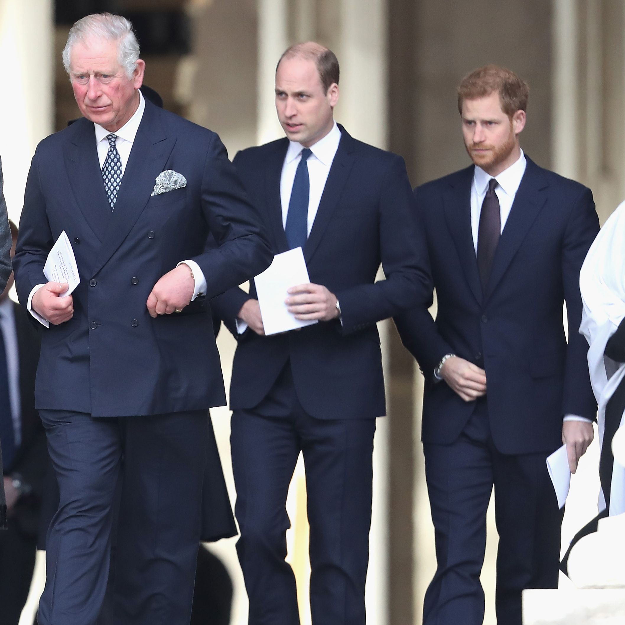 William and Charles' relationships with Harry are in very different places, sources told a royal reporter.