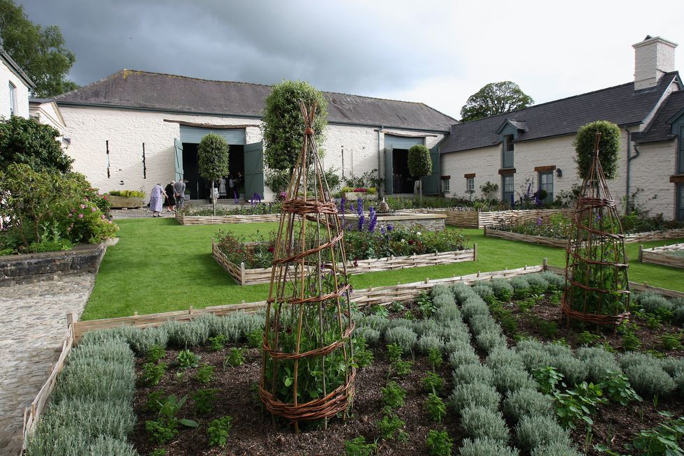the garden at ﻿llwynywermod, charles and camilla's welsh home