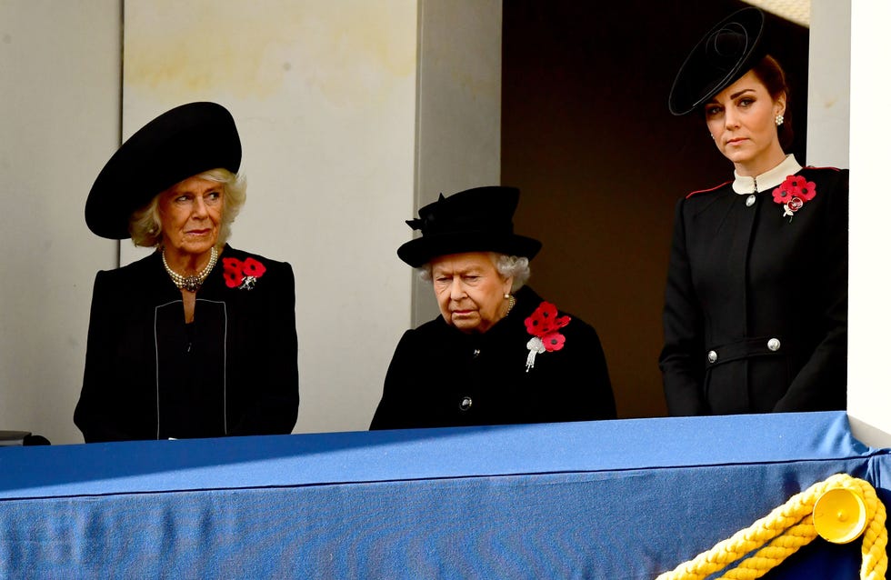 Wreaths Are Laid At The Cenotaph On Remembrance Sunday