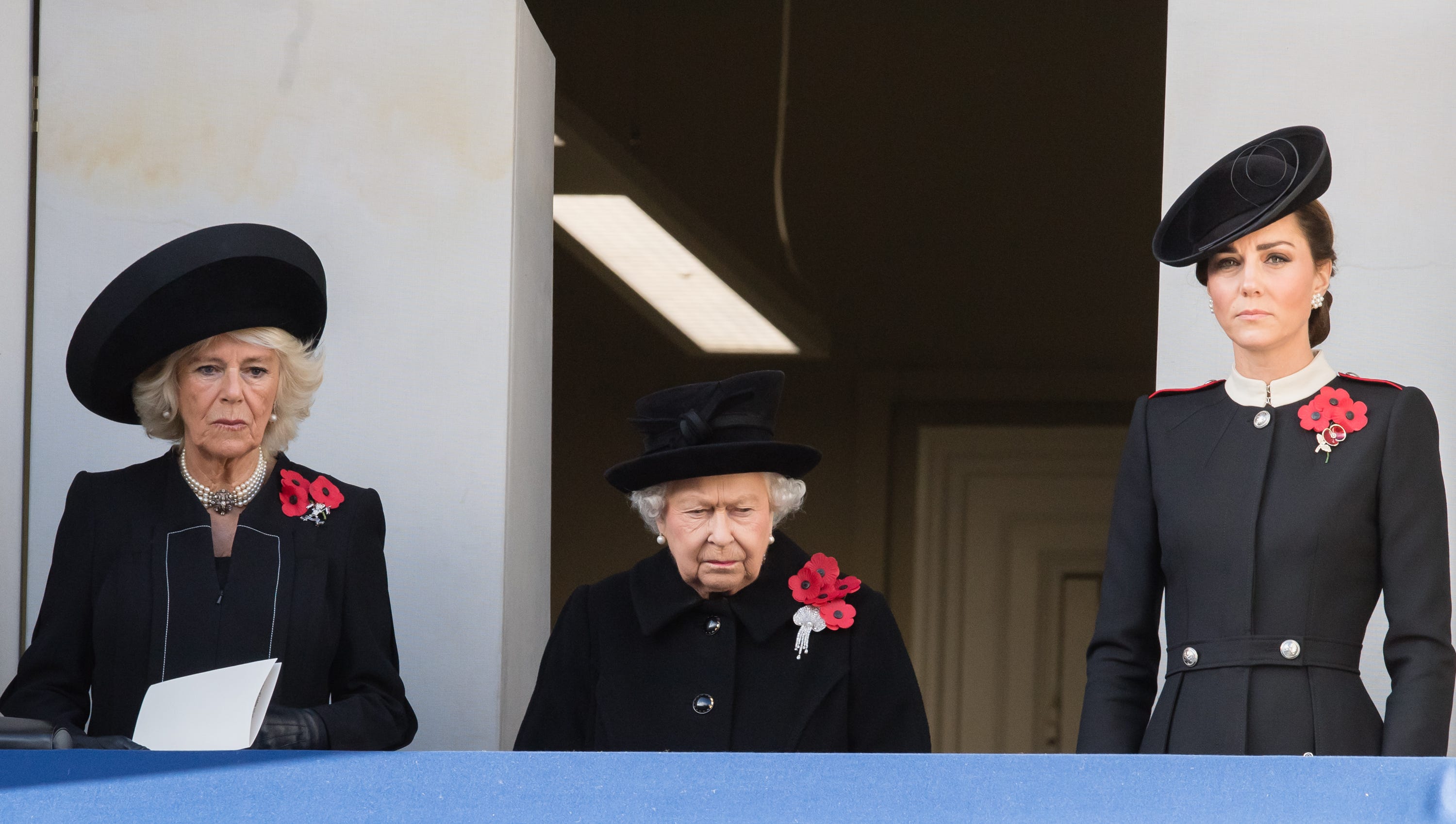 Wreaths Are Laid At The Cenotaph On Remembrance Sunday